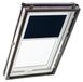 Store occultante pour fenêtres de toit, bleu, avec glissières, dimensions 065/118