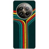 Realme Bedrukt siliconen hoesje compatibel met Realme 12 Pro 5G, Realme 12 Pro Plus 5G Retro lines