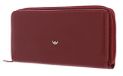 Golden Head Leren portemonnee Polo RFID Protect RV-Damenbörse 2803 Rot donkerrood