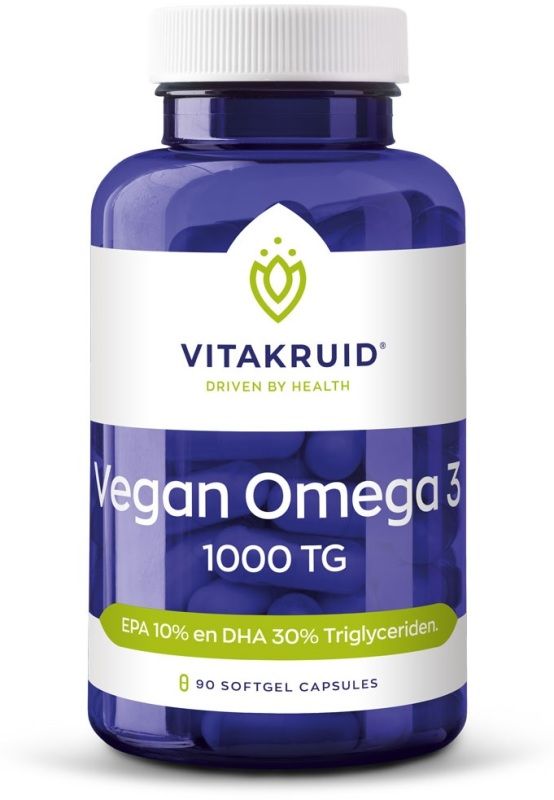 Vegan Omega 3 1000 Triglycerides - 90 Softgel Capsules