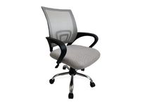 Equip 651015 bureau- en computerstoel Gecapitonneerde zitting Netrugleuning Grijs