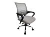 Equip 651015 bureau- en computerstoel Gecapitonneerde zitting Netrugleuning Grijs