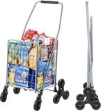 Vevor Trapklimwagen 40kg Metaal Zilver Opvouwbaar Geschikt voor trap Geschikt voor buiten
