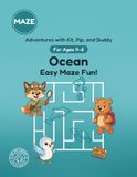 Ocean: Easy Maze Fun!: A Maze Activity Book for Ages 4-6