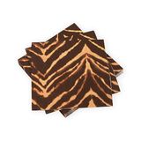 Wild Kingdom Bruine Luncheon Servetten - 20 Per Pakket