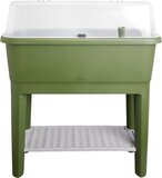 Elho Noa Kweektafel 80 - Kweekbak met Deksel - Ø 78.5 x H 34.2 cm - Mosgroen