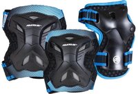 Powerslide Pro Protection Set Kids - XS - Zwart/Blauw
