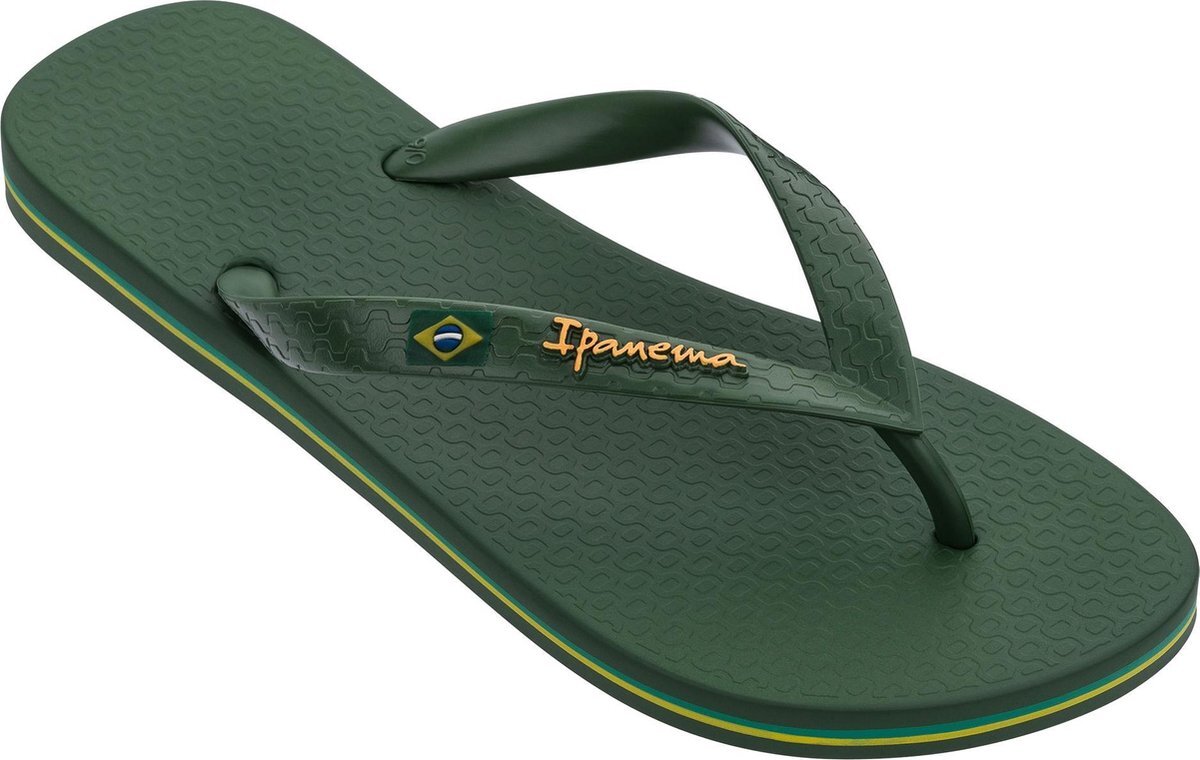 Ipanema Classic Brasil Heren Slippers - Donker Groen - Maat 45/46