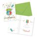 LINA OFFICINE GRAFICHE CREATIVE Verjaardagskaart 8 jaar meisje jongen kleurrijk 30-010
