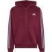 Adidas Hooded sweatshirt met rits Essentials 3-Stripes