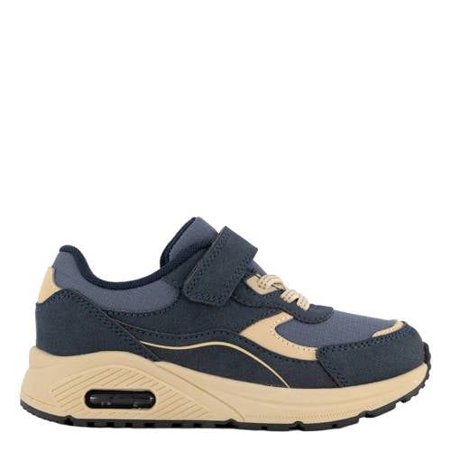 Vty Imitatieleren Sneakers - Donkerblauw
