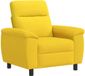 vidaXL Canapé Jaune clair 95 x 90 x 95 cm Tissu