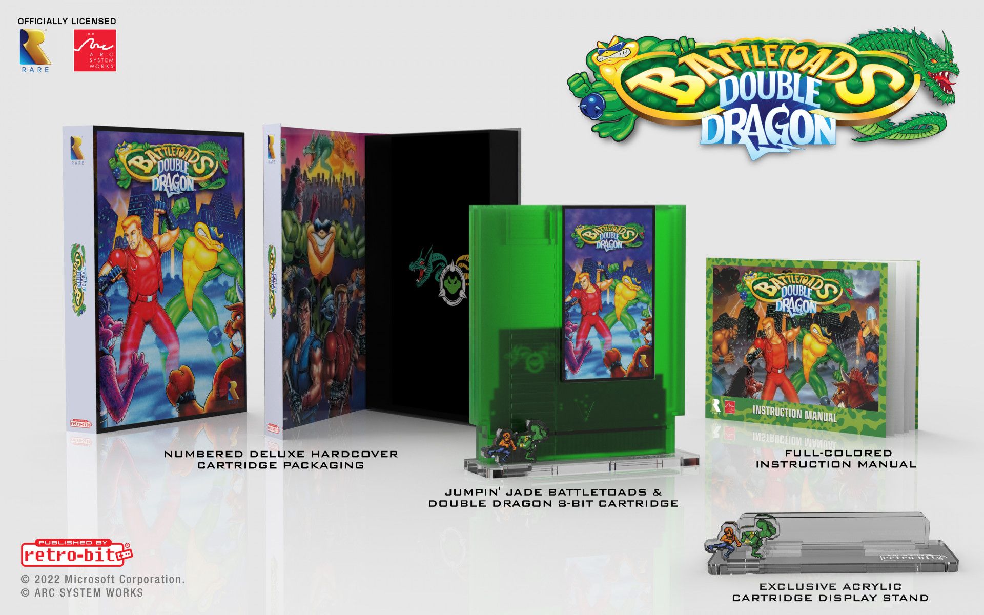 Retro-Bit Battletoads & Double Dragon - EAN: 0849172014039