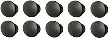 cyclingcolors 10 ronde stoppen kunststof blindstoppen afdekkappen beschermkappen zwart gat kap (d = 11 x D = 15 x L = 5 mm)