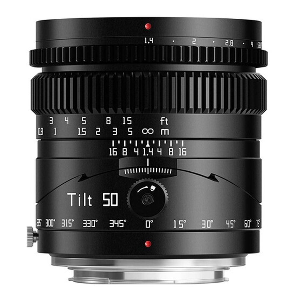 TTArtisan TTartisan Tilt 50mm F1.4 voor MFT mount zwart