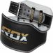 RDX Sports Ceinture de musculation en cuir 6" Noir/Or S