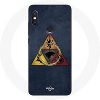 Maniacase Hoesje voor Xiaomi Redmi Note 5 Pro Game of Thrones seizoen 8 De IJzeren Troon Driehoek Logo Baratheon Lannister Stark en Targaryen