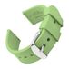 Archer Watch Straps - Quick Release Horlogebanden - Zacht Siliconen Rubber - Zacht Groen - 22mm