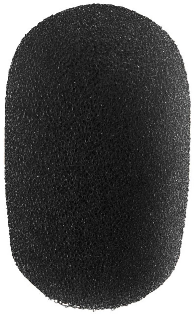 Monacor WS-300/SW - Microfoon Schuim - Zwart - 17mm