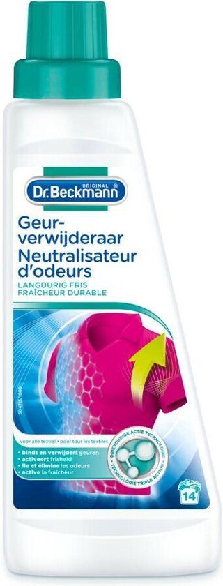 Dr. Beckmann Geurverwijderaar 500 ml - 14 wasbeurten - Gekleurde was - Fris