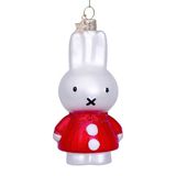 Vondels Christmas Ornament Miffy with Santa Dress