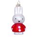 Vondels Christmas Ornament Miffy with Santa Dress