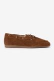 Sissy-Boy - Lichtbruine loafers met faux fur - 40