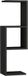 homemaniac Homemania Wandschap Dibi 90x22x26,8 cm antracietkleurig