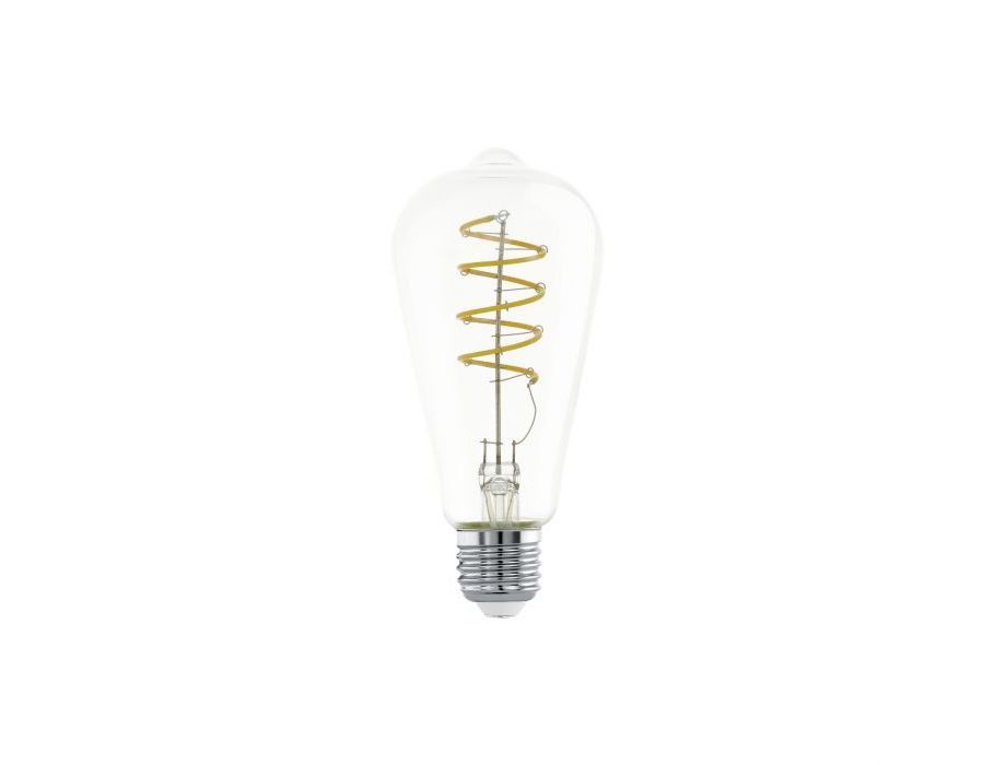 EGLO Ledlamp - E27 - 400 lm - Ovaal - Spiraal - Helder - 2700K