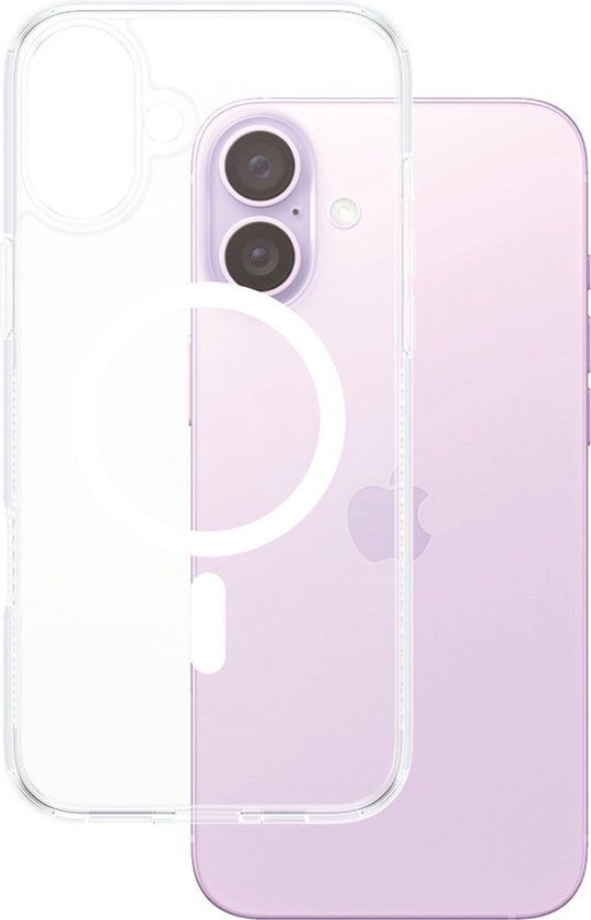 PanzerGlass Apple iPhone 16 Plus - Wit MagSafe HardCase Clear