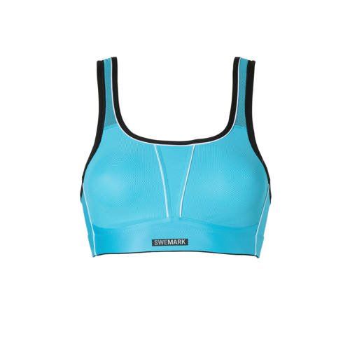 SWEMARK Sports by Swegmark Level 4 sportbh turquoise - 7319720435980
