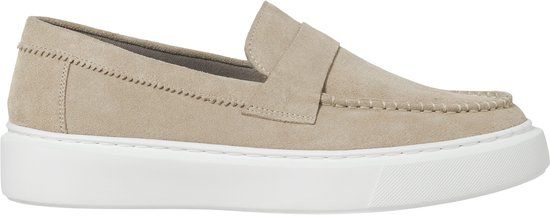 JACK & JONES JFWSTOCKHOLM SUEDE LOAFER Heren Loafers Plaza Taupe Maat 45