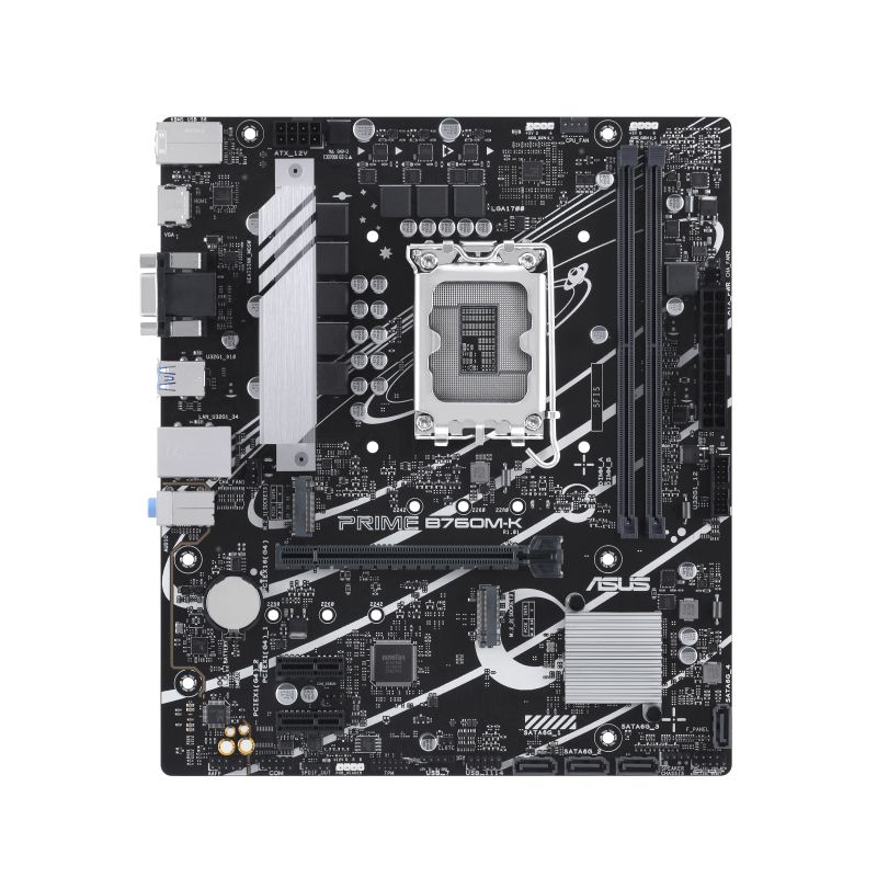 ASUS PRIME B760M-K - Micro ATX Motherboard - Intel B760 - LGA 1700 - DDR5