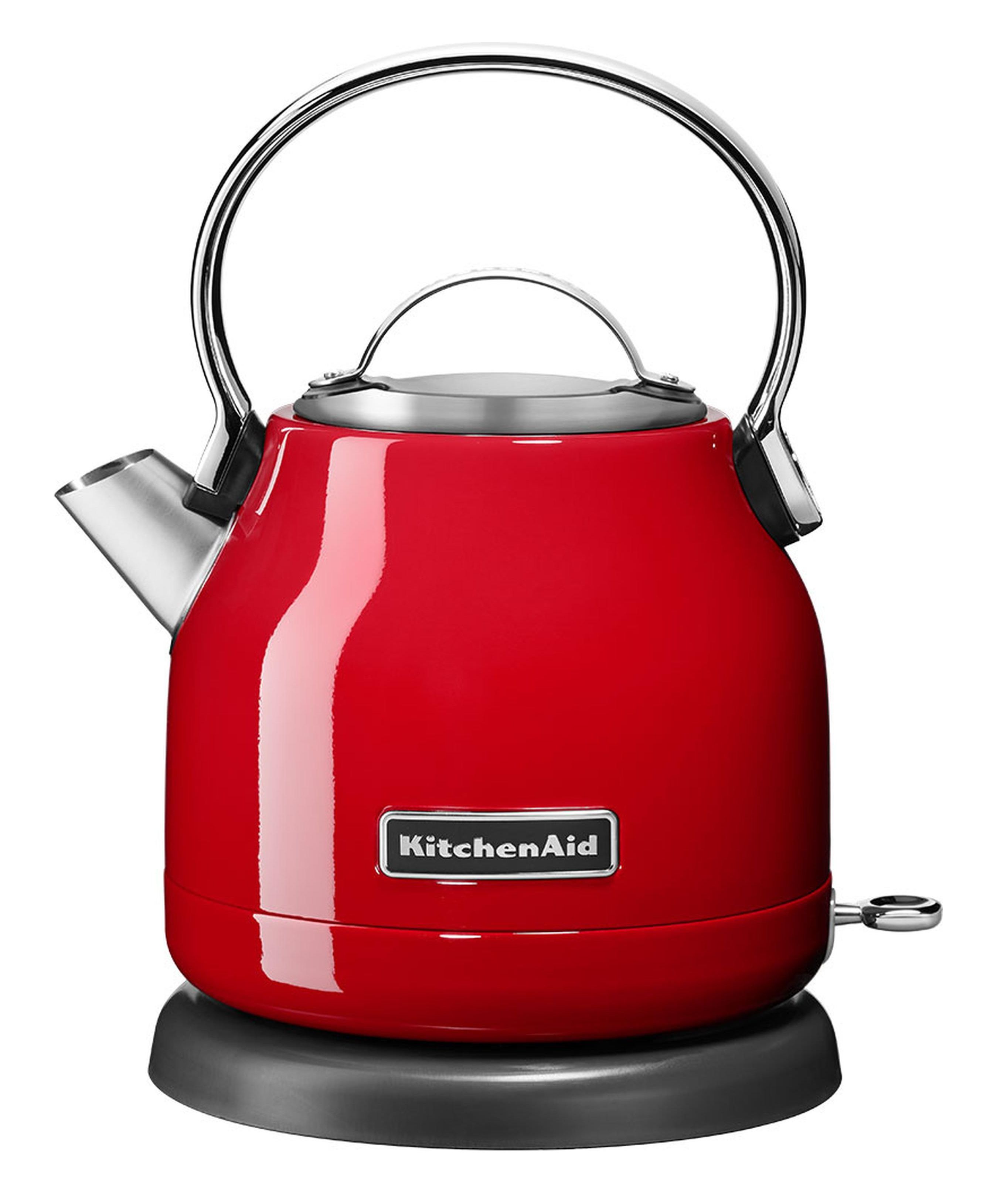 KitchenAid 5KEK1222EER Waterkoker - 1.25 l - 2200 W - Zwart, Rood, Roestvrijstaal