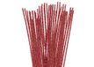 INNSPIRO Pijpenreiniger chenille, metaal, rood, 6 mm x 30 cm, 25 stuks