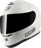 FC-Moto FF114B Integraalhelm Wit Maat XS