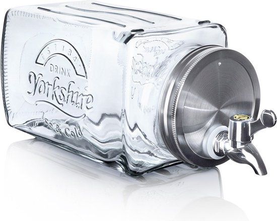 orion group Drankdispenser met Kraan Glas voor Koelkast 3,5 l