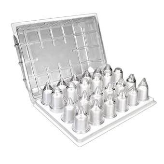 Ibili Spuitmondjes - 24 stuks - Transparant