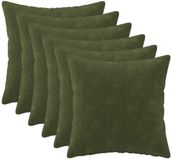 vidaXL - Kussensloop - 6 stuks - HEERLEN - Groen - 30 x 30 cm - Katoensatijn