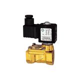 RIEGLER MV 1369 G 2/2-MV, MS, NC, voor, 24V DC, 8W, NBR, G1/2, PN0, 2-16bar