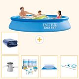 Intex Rond Opblaasbaar Easy Set Zwembad - 305 x 61 cm - Blauw