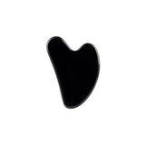 MissLady - Outil de massage Gua Sha pour planche à gratter (en forme de coeur) - 1 pièce - Noir
