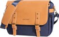 K&F Concept Messenger Bag - 10L - Blauw/Bruin - Spiegelreflex/Systeem/Videocamera