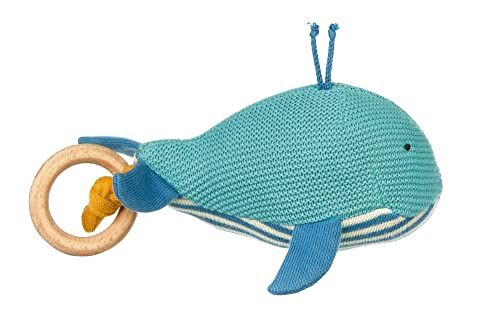 Sigikid 39672 Gebreide grijpende Wal Knitted Love