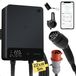 Borne de recharge pour véhicules électriques - Type 2 - 22 kW - 3 phases - Avec application WLAN - 32 A - câble de 5 mètres - Noir