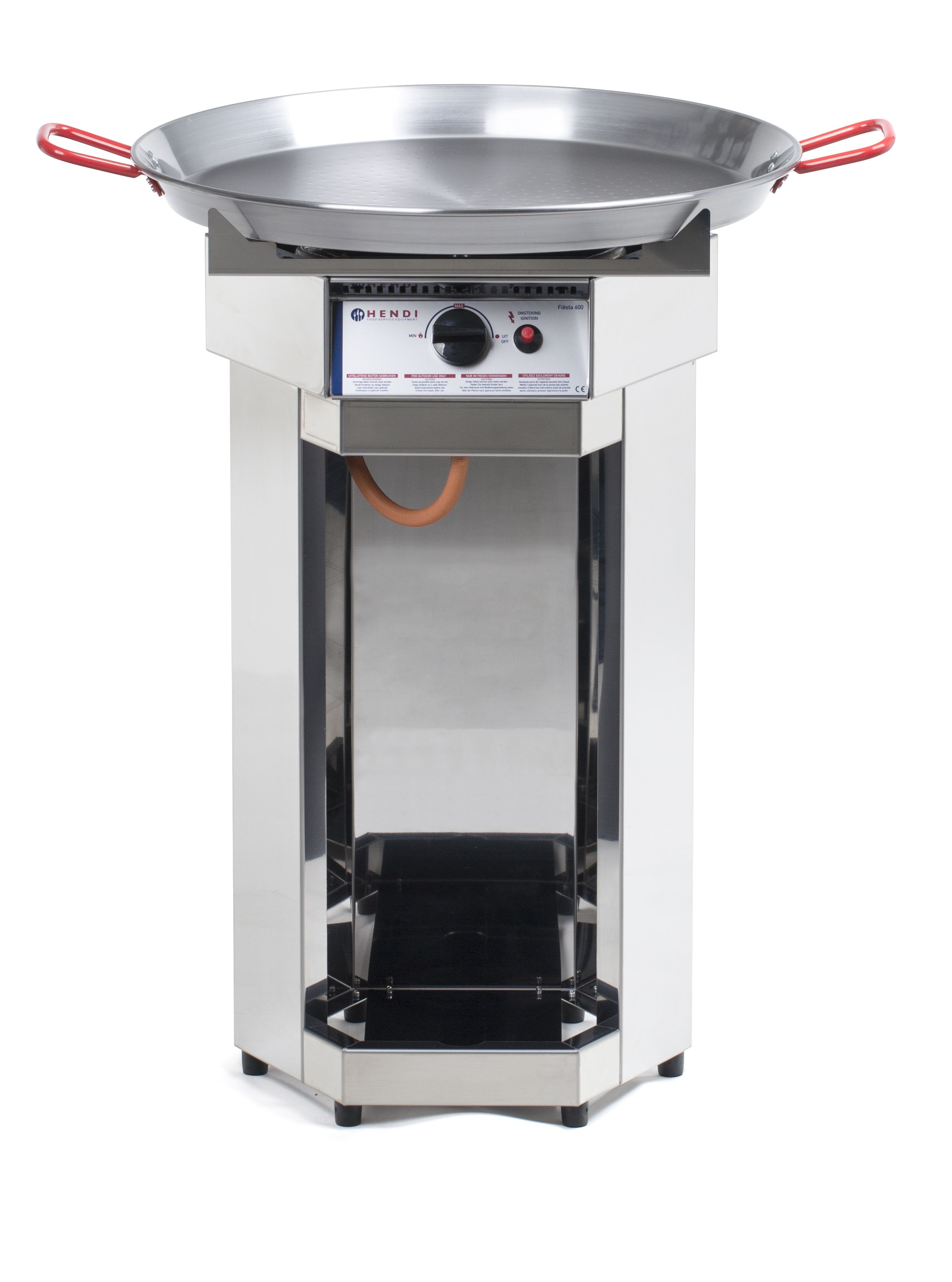 Hendi FIESTA 600 Gas Barbecue - Stainless Steel - 4800W