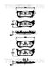 Triscan 8110 23033 Remblokkenset, schijfrem - (4-delig) | Compatibel met: MERCEDES-BENZ M-CLASS