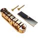Babicz Full Contact Hardware ORIGINELE SERIE FCH TUNE-O-MATIC STYLE BRIDGE FLAT Guitare électrique (FCHOTOMFGD)