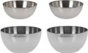 Excellent Houseware saladiers - Set 6x - Inox - D24/D13 cm