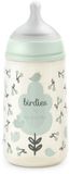 Suavinex Birdies Zuigfles met Symmetrische Speen Gemiddelde Stroom 270 ml Groen